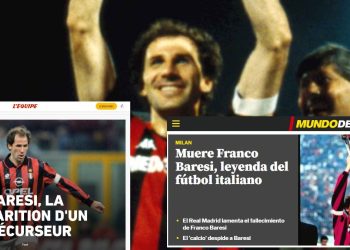 Addio a Franco Baresi, leggenda del Milan aveva 66 anni