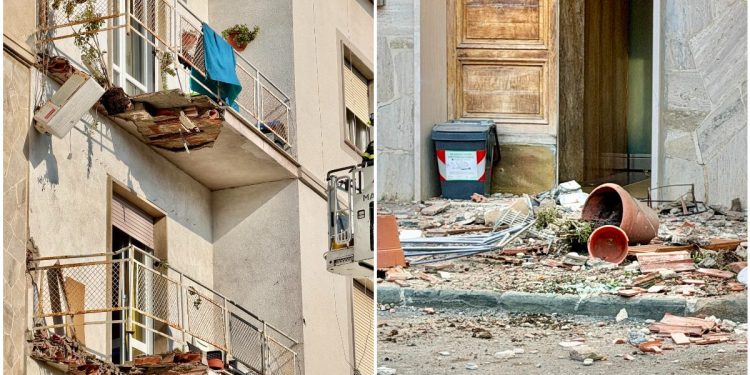 Livorno, crolla il balcone: muore una donna di 56 anni