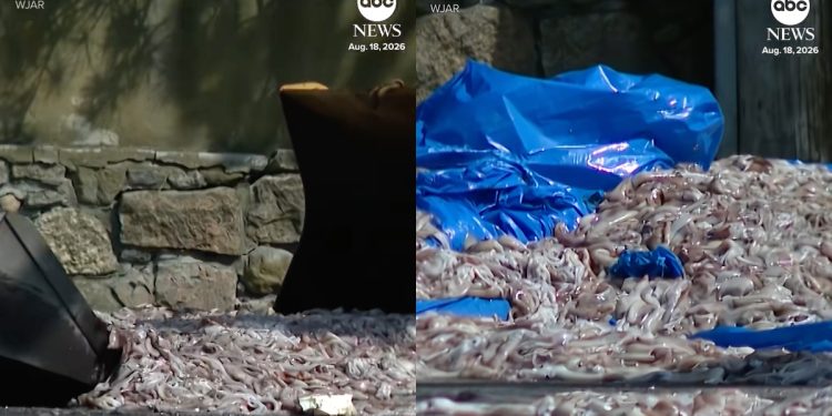 "Squidpocalypse": camion di calamari ribaltato in Rhode Island